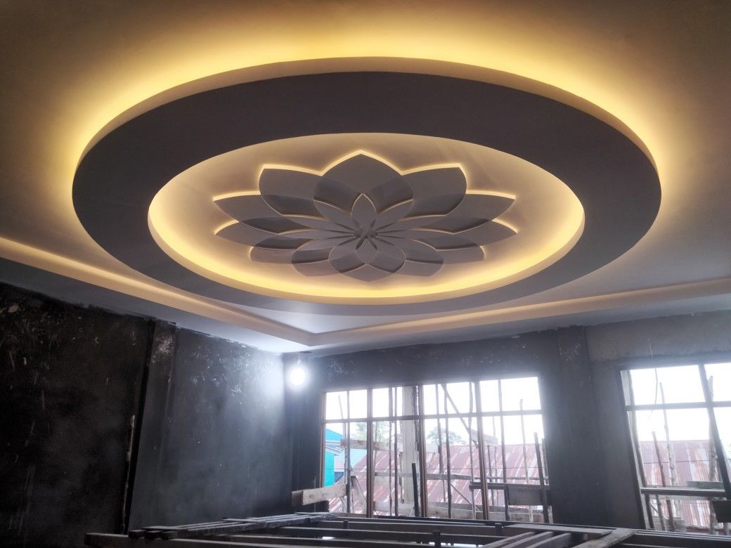 Modern false ceiling design by Cameroon Staff Designing in Cameroon